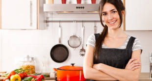 Woman in a kitchen